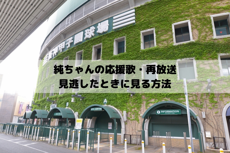 朝ドラ再放送 純ちゃんの応援歌 見逃したとき一話からイッキに見る方法 朝ドライッキ見ノート